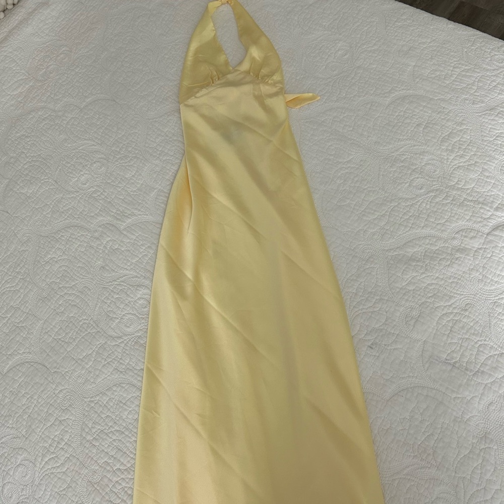 Peppermayo Heavy Hearted Satin Maxi Dress